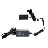Sony NP-F330, NP-F550 L Series DC Coupler with AC Power Adapter by Wasabi Power