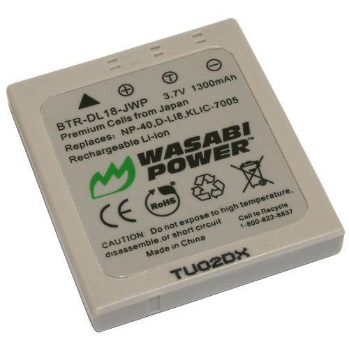 Sanyo NP-40, UF553436 Battery by Wasabi Power