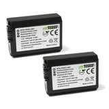 Sony NP-FW50 Battery (2-Pack) by Wasabi Power