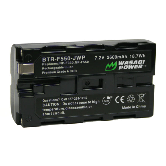Sony NP-F330, NP-F530, NP-F550, NP-F570, CN-160, CN-216, CN-126 (L Series) Battery by Wasabi Power