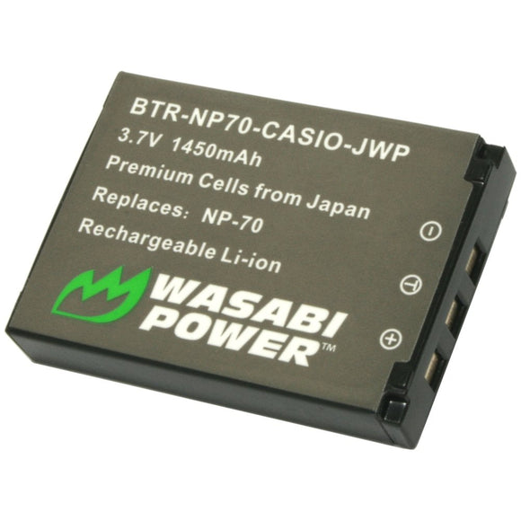 Casio NP-70 Battery by Wasabi Power