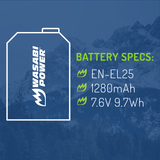 Nikon EN-EL25 Battery (2-Pack) by Wasabi Power