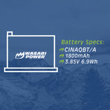 Insta360 X3 battery by Wasabi Power