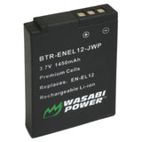 Nikon EN-EL12 Battery (2-Pack) and Charger by Wasabi Power
