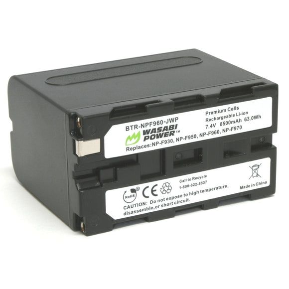 Sony NP-F975, NP-F970, NP-F960, NP-F950 (L Series) Battery by Wasabi Power