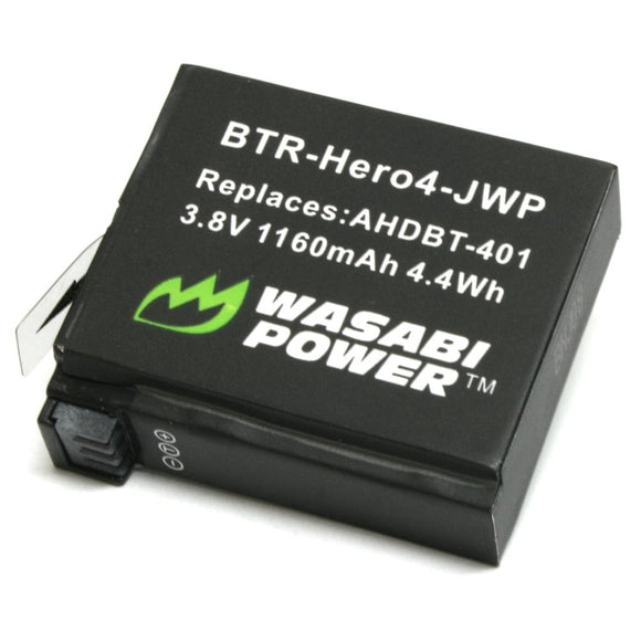GoPro HERO4 (AHDBT-401) Battery by Wasabi Power