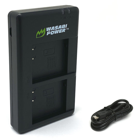 Leica BP-DC15 Mirco USB Dual Battery Charger by Wasabi Power