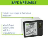 Arlo Pro, Pro 2 (VMA4400) Battery by Wasabi Power