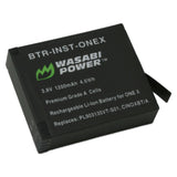 Insta360 ONE X Battery by Wasabi Power