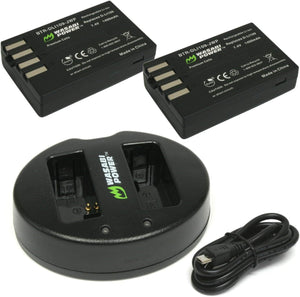 Pentax D-LI109 Battery (2-Pack) and Dual Charger by Wasabi Power