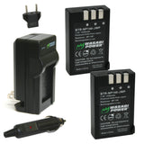 Fujifilm NP-140 Battery (2-Pack) and Charger by Wasabi Power