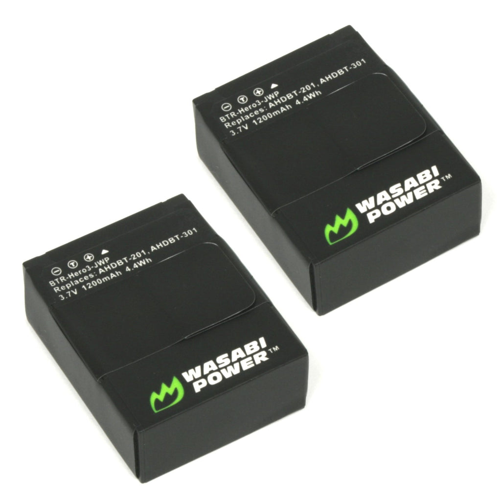 death I've acknowledged Energize GoPro HERO3, HERO3+ Battery (1200mAh, 2-Pack) by Wasabi Power
