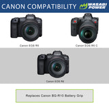 Battery Grip for Canon BG-R10 and Canon EOS R5, EOS R5C, EOS R6 by Wasabi Power