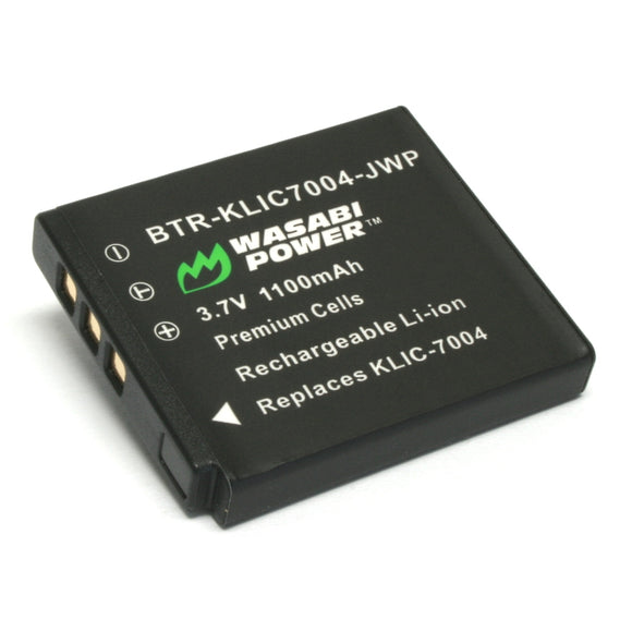Pentax D-LI68, D-LI122, D-L168 Battery by Wasabi Power