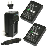 Olympus BLS-1, BLS-5, BLS-50, PS-BLS1, PS-BLS5 Battery (2-Pack) and Charger by Wasabi Power
