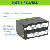 Sony NP-F975, NP-F970, NP-F960, NP-F950 (L Series) Battery by Wasabi Power