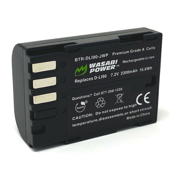 Pentax D-LI90, D-L190 Battery by Wasabi Power