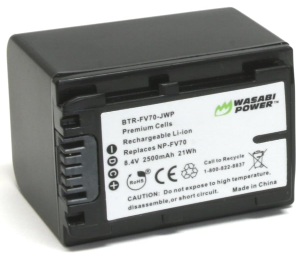 Sony NP-FV70 Battery by Wasabi Power