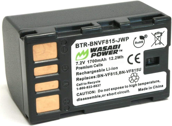 JVC BN-VF815 Battery by Wasabi Power