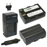 Samsung SLB-1674 Battery (2-Pack) and Charger by Wasabi Power