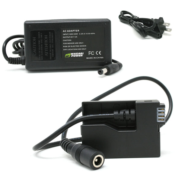 Canon LP-E8 AC Power Adapter Kit with DC Coupler for Canon ACK-E8, DR-E8, CA-PS700 by Wasabi Power