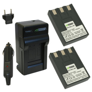 Canon NB-3L Battery (2-Pack) and Charger by Wasabi Power