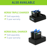 GoPro HERO8 Battery (2-Pack) Compatible with HERO7 Black, HERO6, HERO5 by Wasabi Power