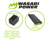 Sony NP-BX1 DC Coupler with USB-A Input by Wasabi Power