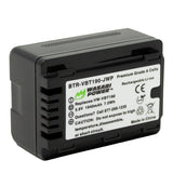 Panasonic VW-VBT190 Battery (2-Pack) by Wasabi Power
