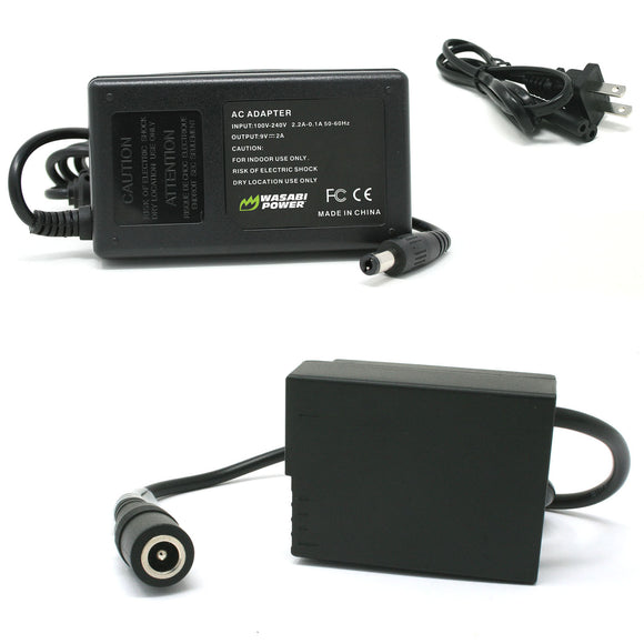 Panasonic DMW-BLC12 AC Power Adapter Kit with DC Coupler for Panasonic DMW-DCC8, DMW-AC8 by Wasabi Power