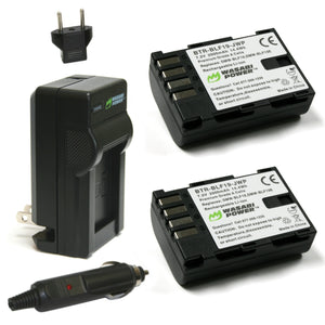 Panasonic DMW-BLF19 Battery (2-Pack) and Charger by Wasabi Power