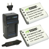 JVC BN-VG212 Battery (2-Pack) and Charger by Wasabi Power