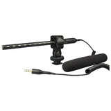 Microphone MIC-120 Mini Condenser Shotgun for DSLR Cameras, Camcorders by Wasabi Power