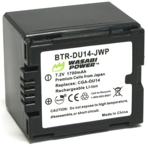 Panasonic CGA-DU12, CGA-DU14, VW-VBD120, VW-VBD140 Battery by Wasabi Power