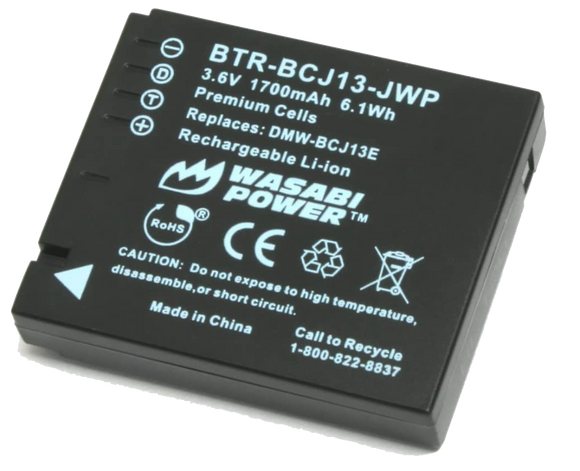Panasonic DMW-BCJ13 Battery by Wasabi Power