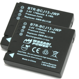Panasonic DMW-BCJ13 Battery (2-Pack) and USB Dual Charger for by Wasabi Power