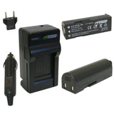Pentax D-LI72, D-L172 Battery (2-Pack) and Charger by Wasabi Power