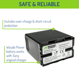 Sony BP-U60 Battery (2-Pack) by Wasabi Power