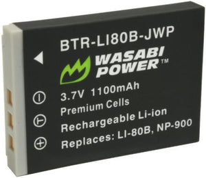 Olympus LI-80B Battery by Wasabi Power