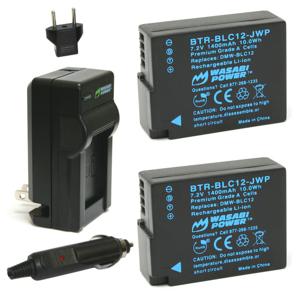 Wasabi Power Battery 2-Pack + Charger – For Canon BP-511 / BP-511A Cameras
