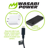 Canon LP-E6 DC Coupler with USB-C Input by Wasabi Power