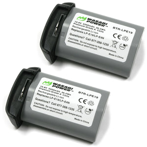 Canon LP-E19 Battery (2-Pack) by Wasabi Power
