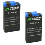 GoPro MAX Battery (2-Pack) by Wasabi Power