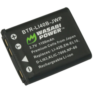 Pentax D-LI108, D-LI63 Battery by Wasabi Power