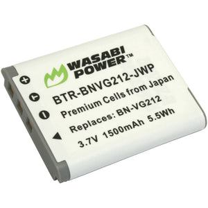 JVC BN-VG212 Battery by Wasabi Power