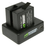 SJCAM SJ7, SJ7 Star Battery (2-Pack) and Dual Charger by Wasabi Power