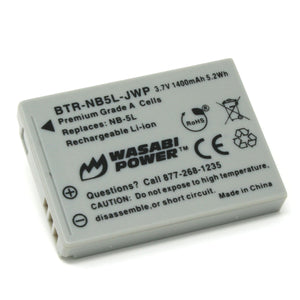 Canon NB-5L Battery by Wasabi Power